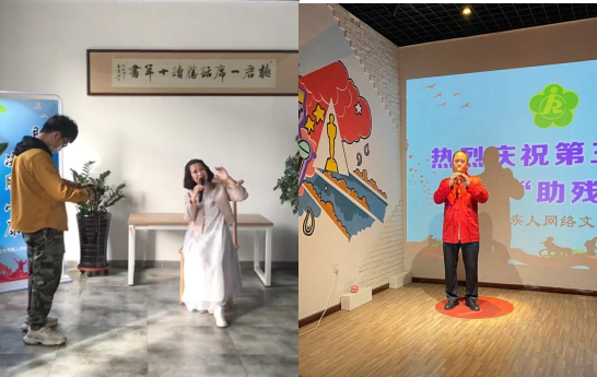 图为节目录制现场